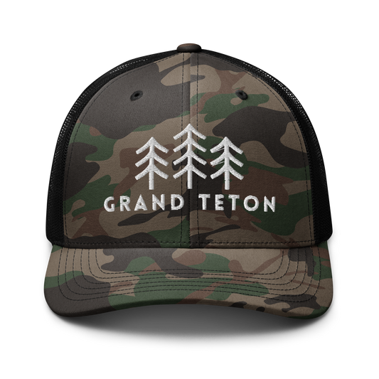 Grand Teton Camo Hat