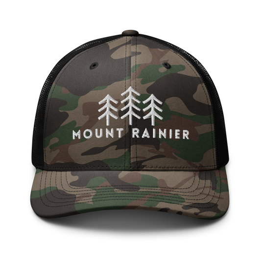 Mount Rainier Camo Hat