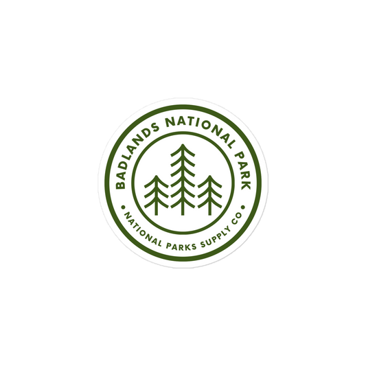 Badlands National Park Trees Sticker