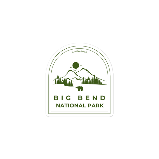 Big Bend Roaming Bear Sticker