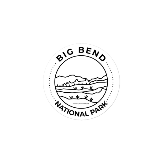 Big Bend Minimalist Sticker