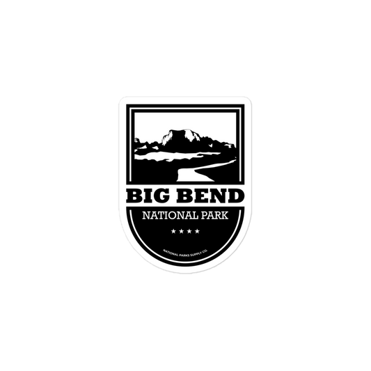 Big Bend National Park Shield Sticker