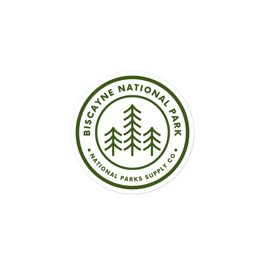 Biscayne National Park Trees Sticker