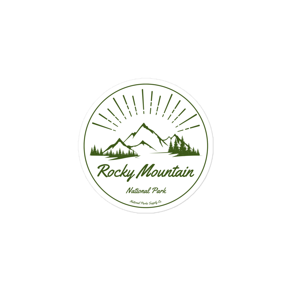 Rocky Mountain Sunrise Sticker