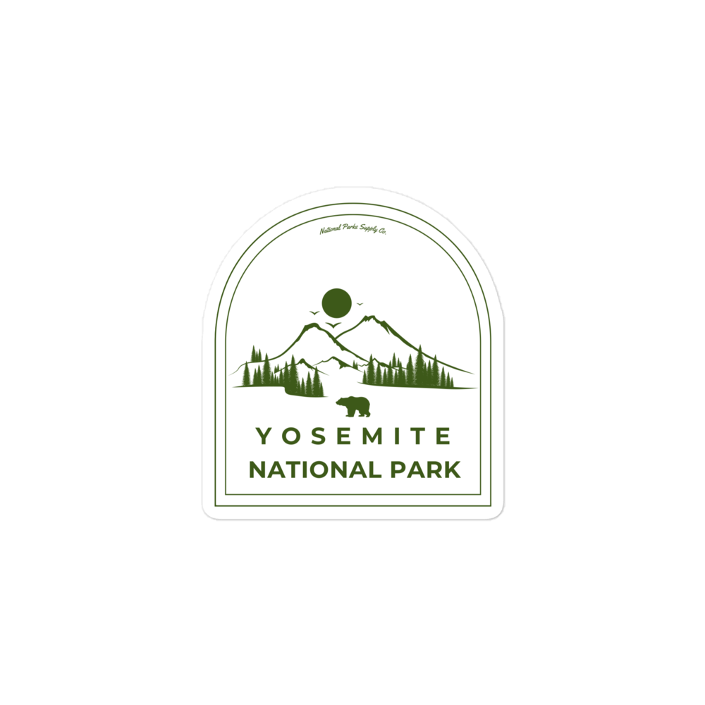 Yosemite Roaming Bear Sticker