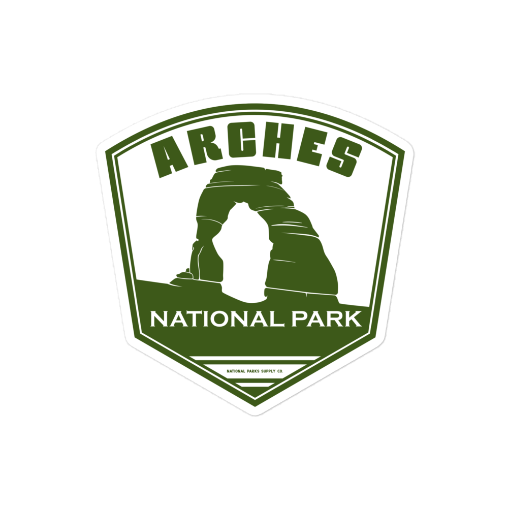 Arches Shield Sticker