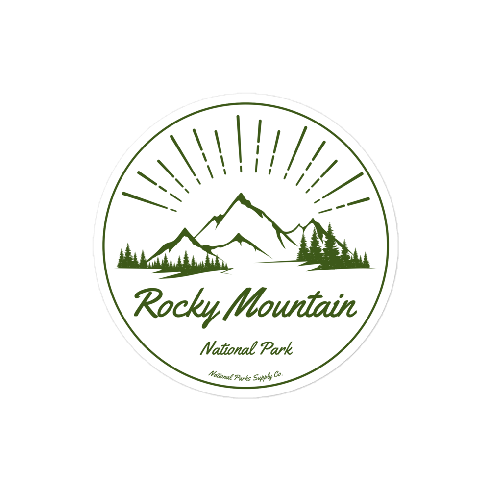 Rocky Mountain Sunrise Sticker