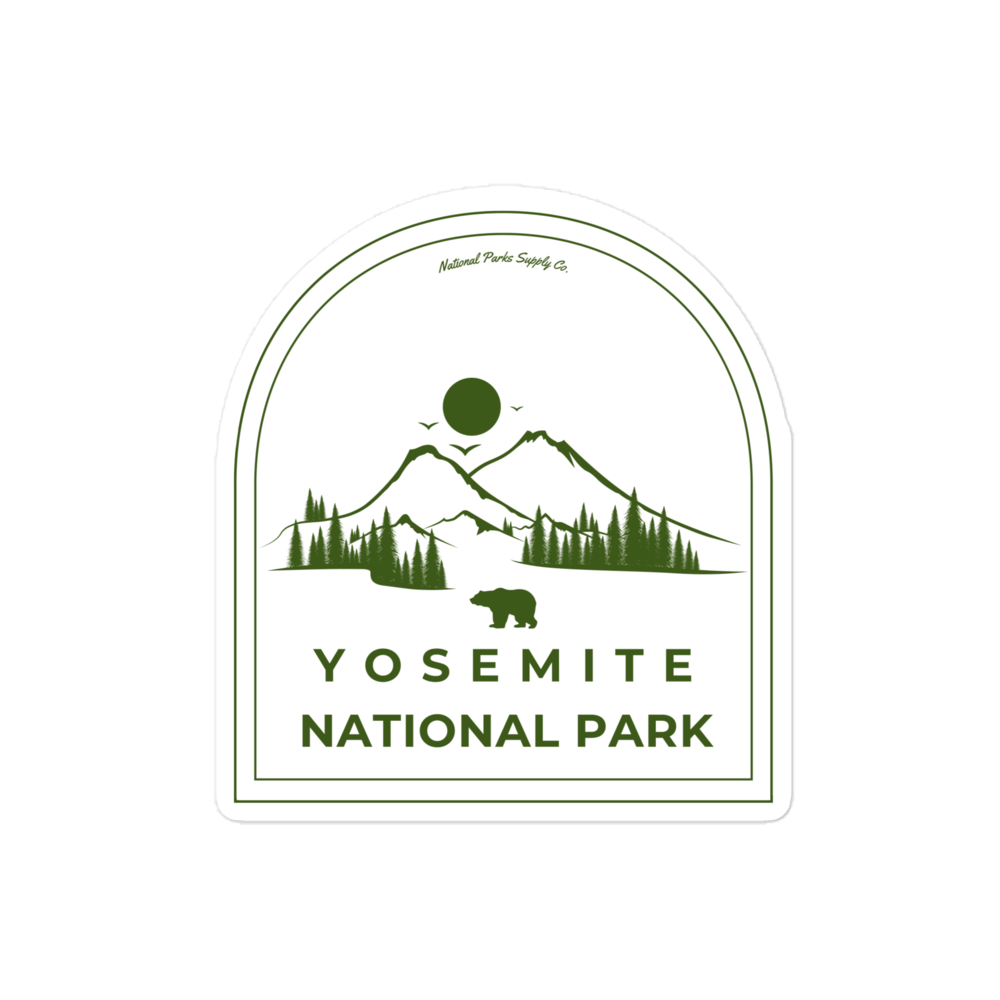 Yosemite Roaming Bear Sticker