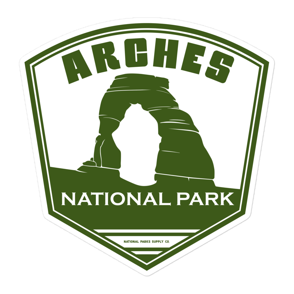 Arches Shield Sticker