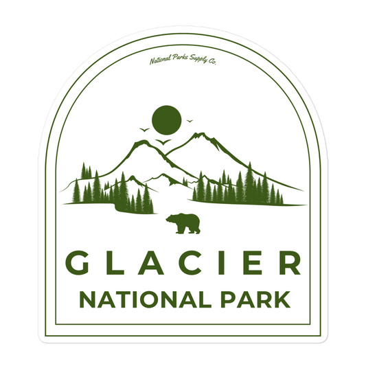 Glacier Roaming Bear Sticker