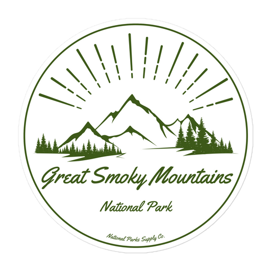 Smoky Mountains Sunrise Sticker