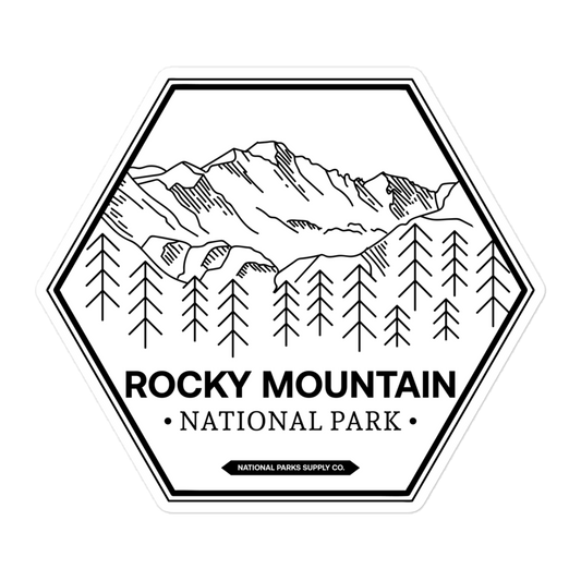 Rocky Mountain Minimalist Sticker