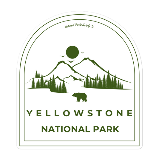 Yellowstone Roaming Bear Sticker