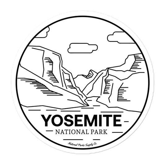 Yosemite Tunnel View Sticker