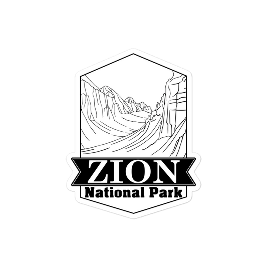 Zion Canyon Sticker