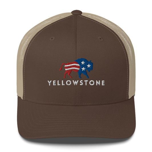 Yellowstone American Bison Trucker Hat