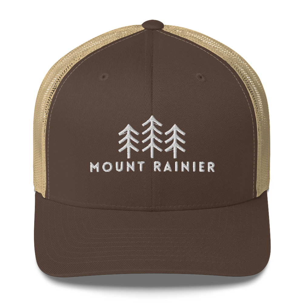 Mount Rainier Trees Hat