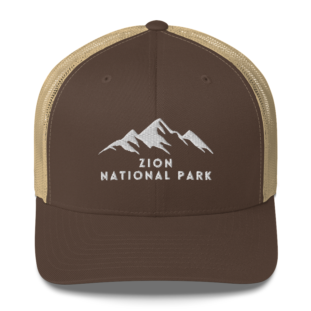 Zion National Park Mountains Hat