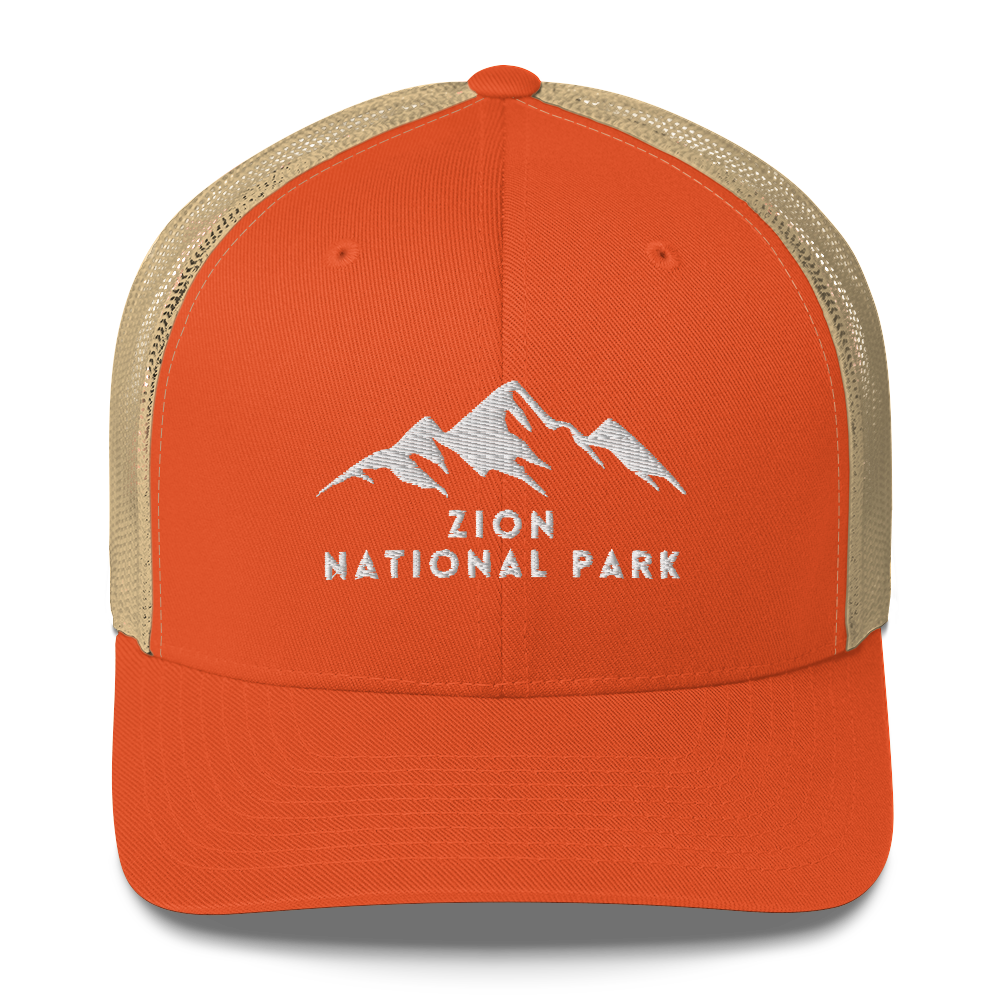 Zion National Park Mountains Hat