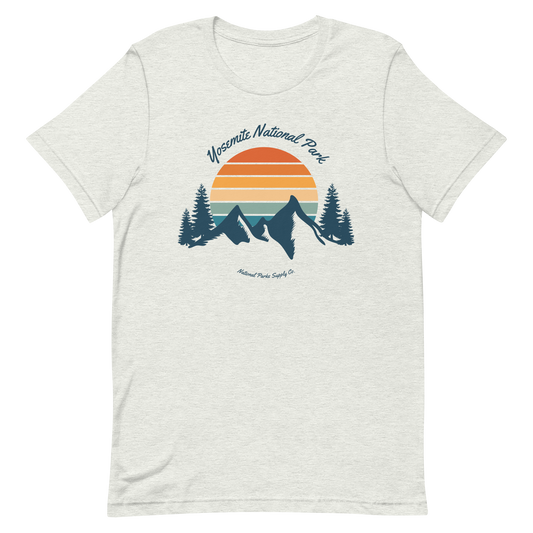 Yosemite Retro Mountains T Shirt