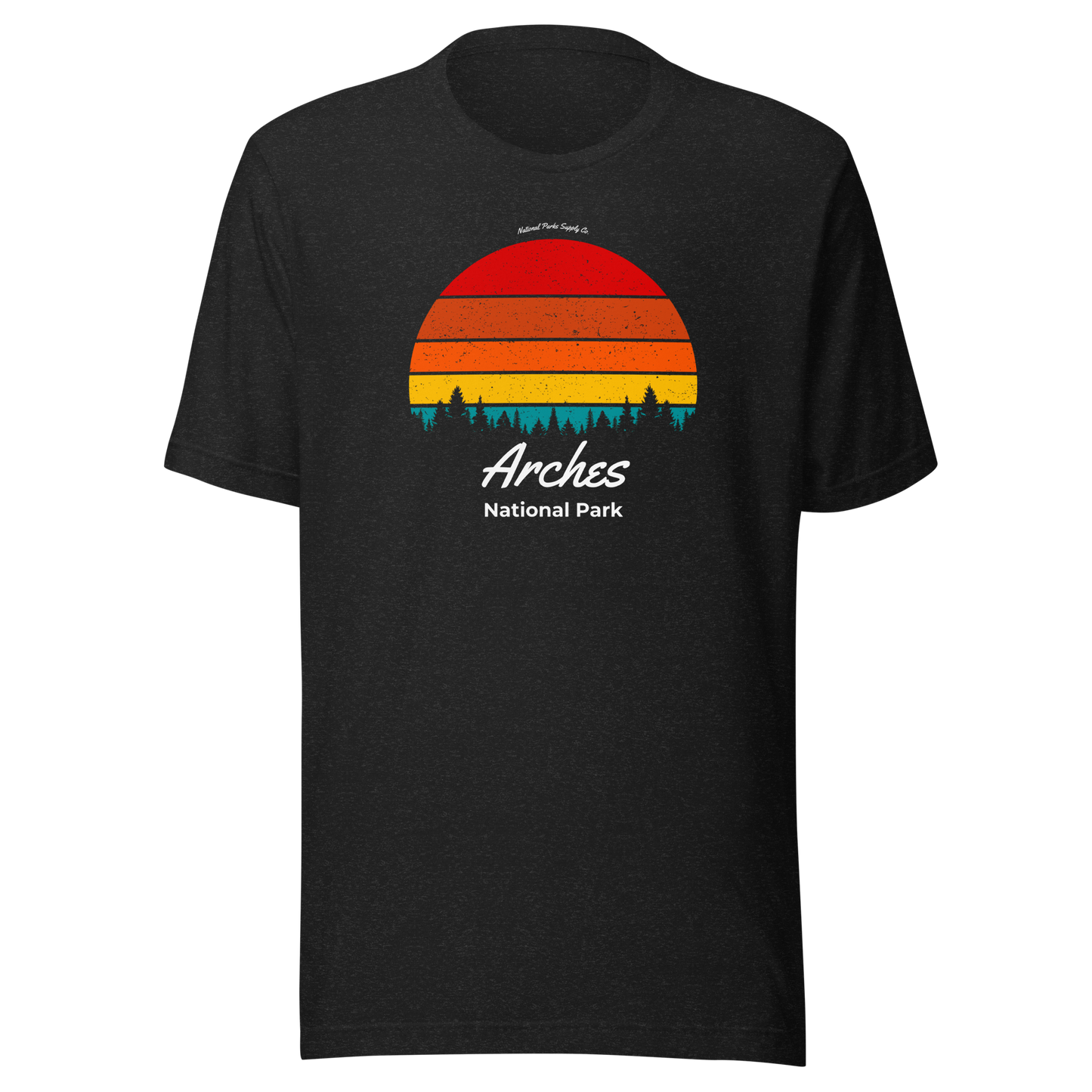 Arches Retro Forrest Sunset T Shirt