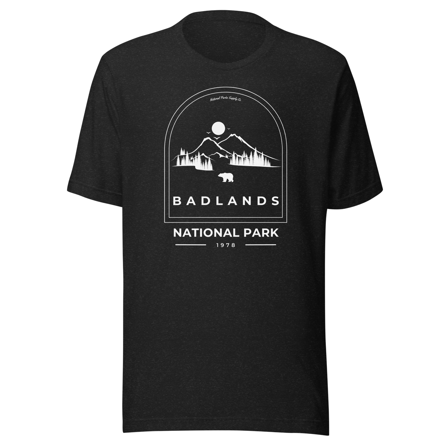 Badlands National Park Bear Forest T Shirt