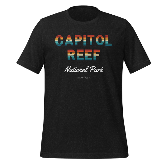 Capitol Reef Sunset Letters T Shirt