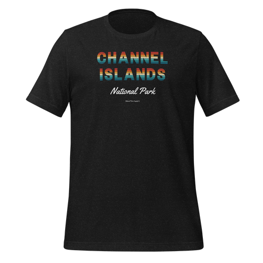 Channel Islands Sunset Font T Shirt