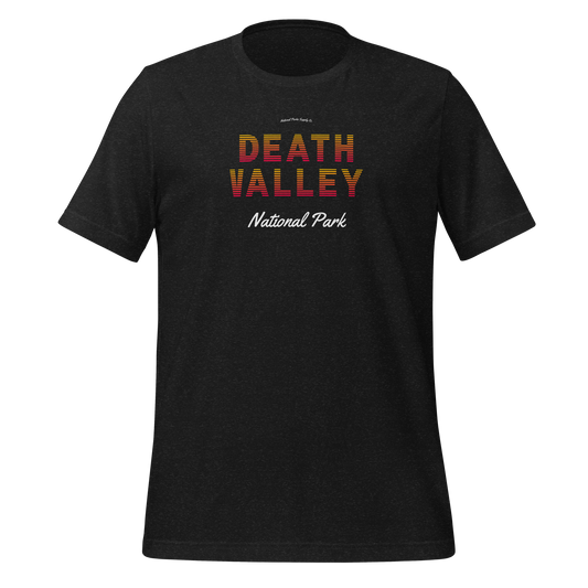 Death Valley Sunset Letters T Shirt