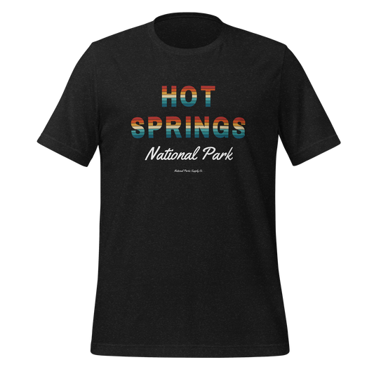 Hot Springs Sunset Letters T Shirt