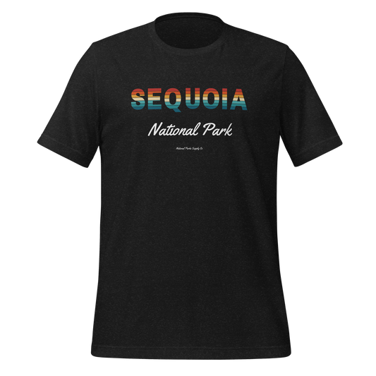 Sequoia Sunset Letters T Shirt