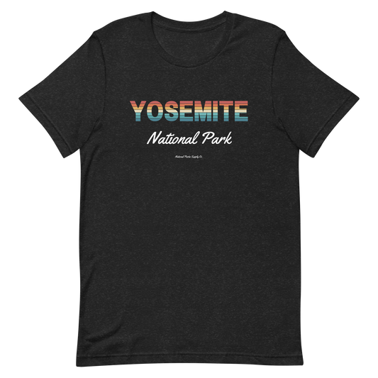 Yosemite Sunset Letters T Shirt