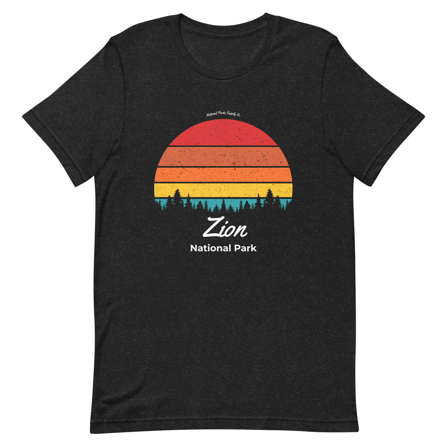 Zion Distressed Retro T Shirt