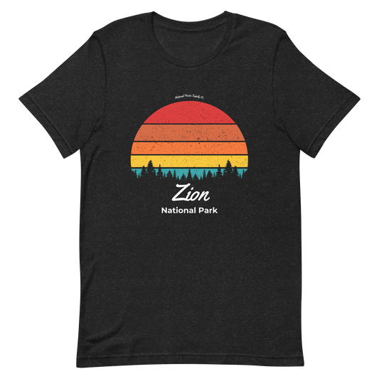 Zion Distressed Retro T Shirt