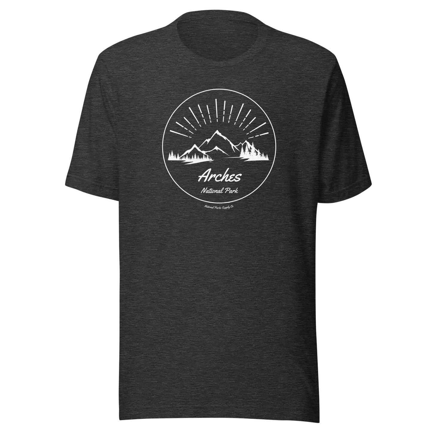 Arches Mountain Sunrise T Shirt