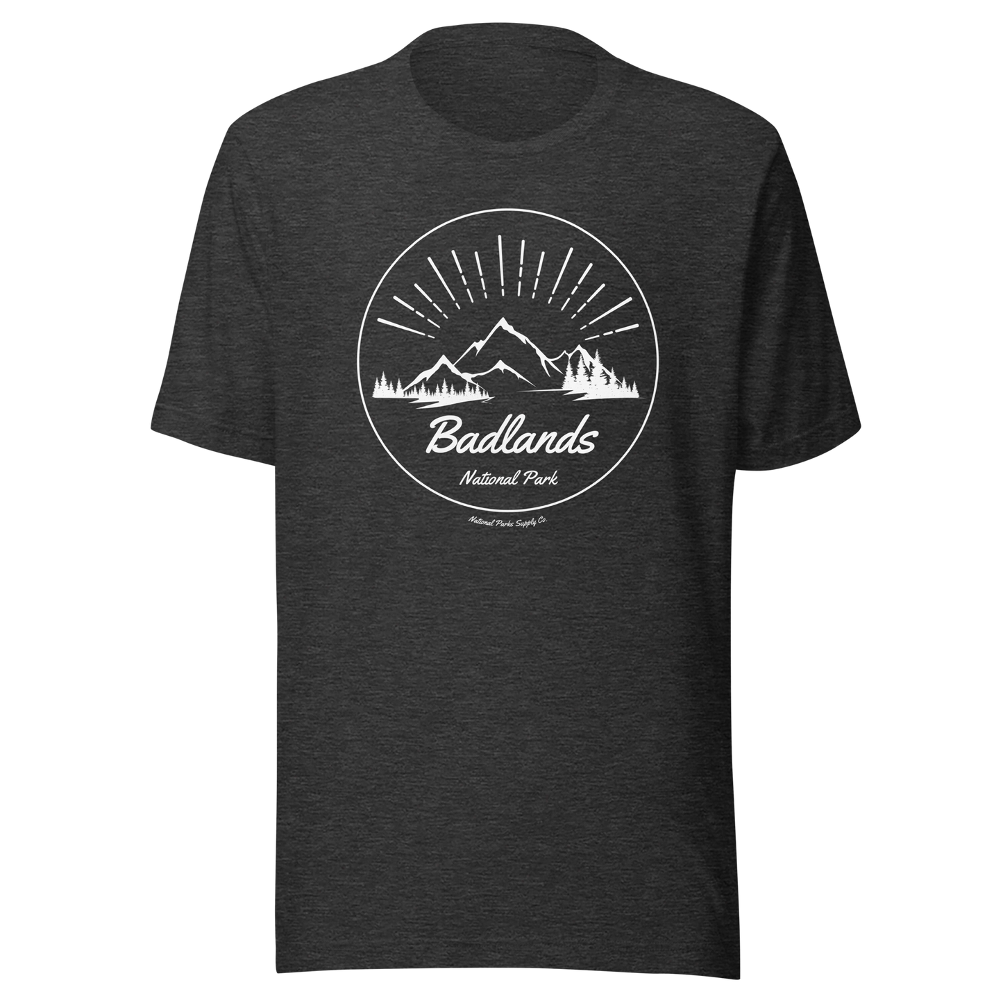 Badlands Mountain Sunrise T Shirt