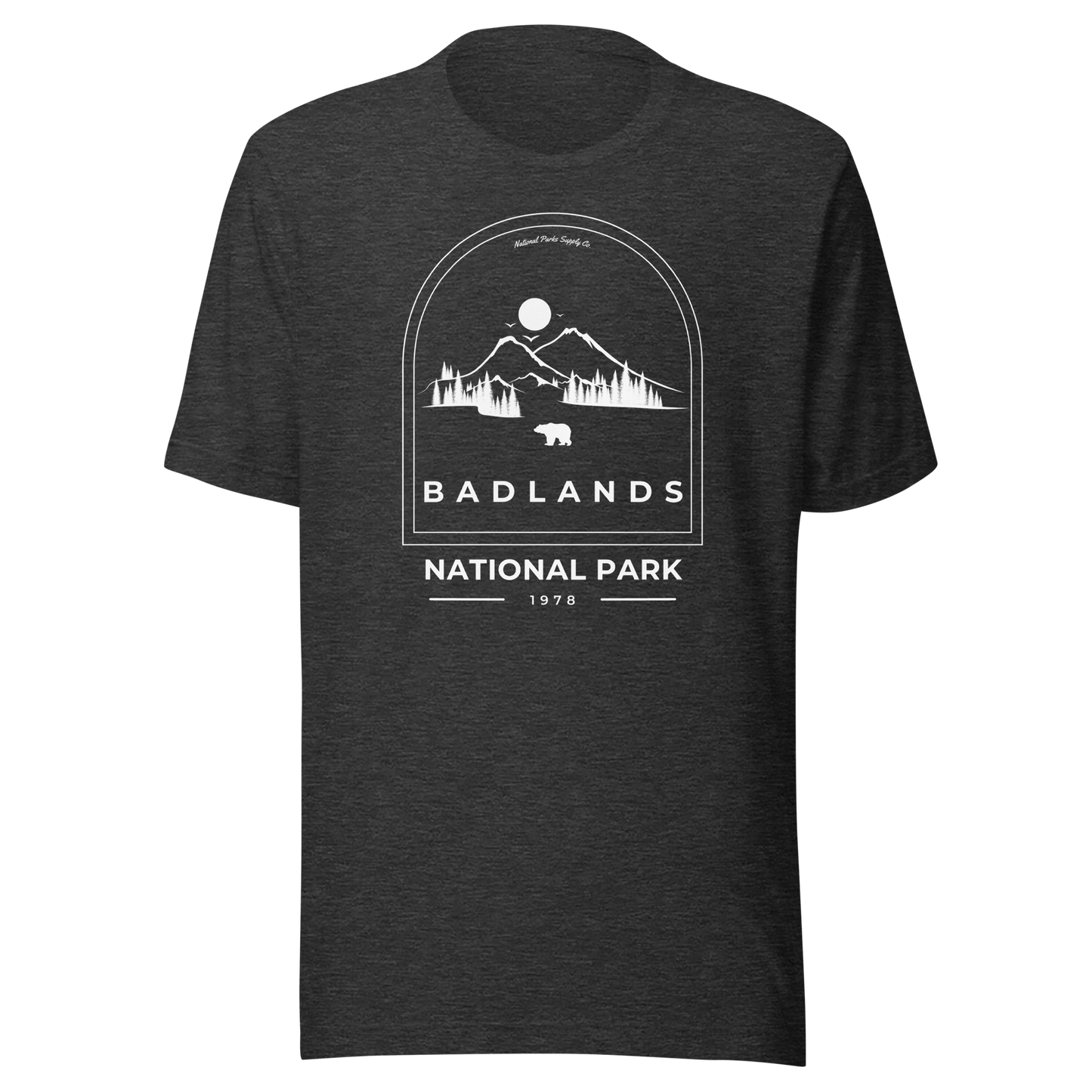 Badlands National Park Bear Forest T Shirt