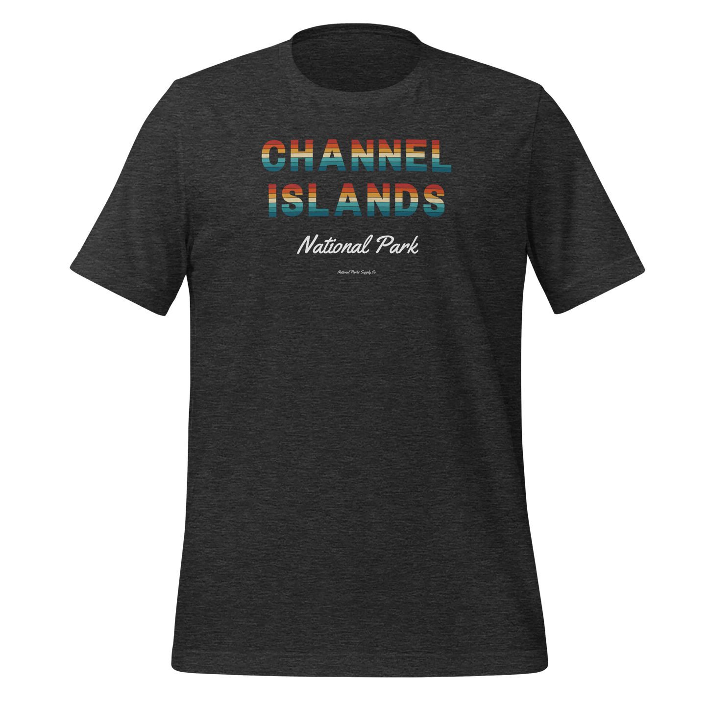 Channel Islands Sunset Font T Shirt