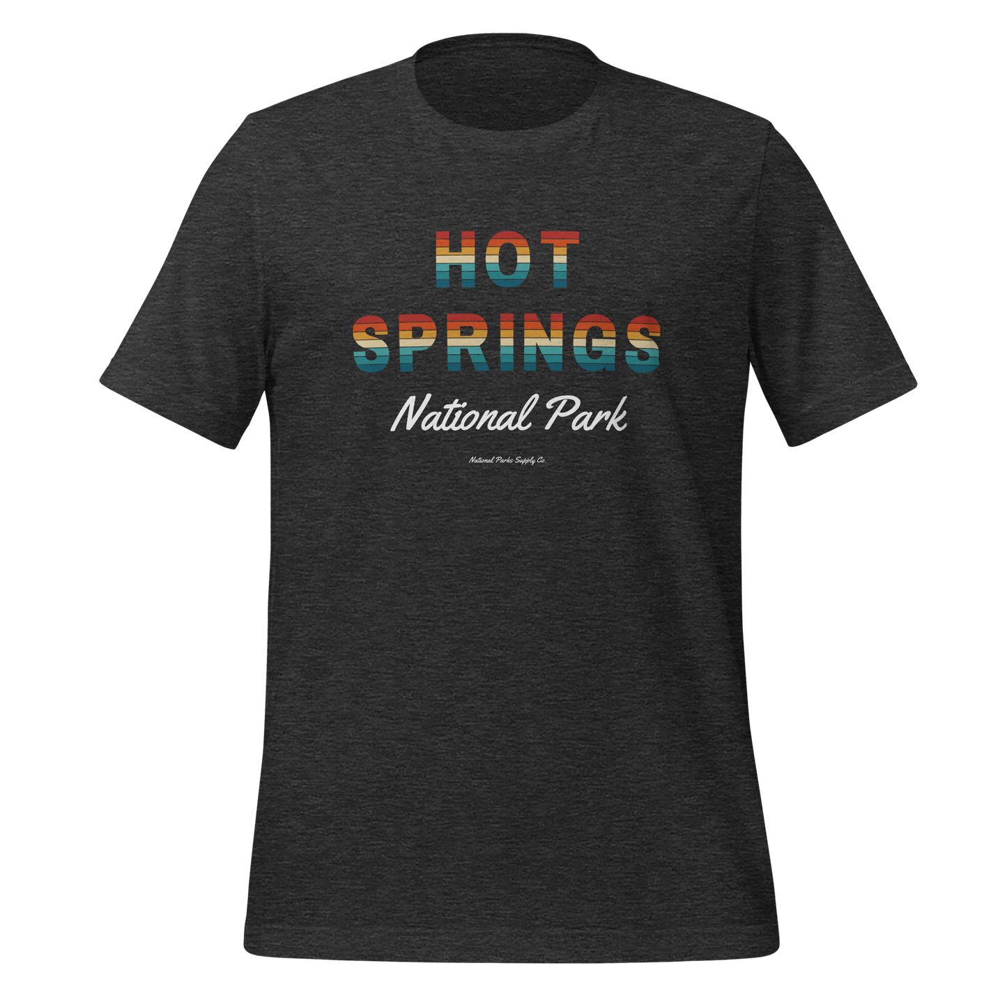 Hot Springs Sunset Letters T Shirt