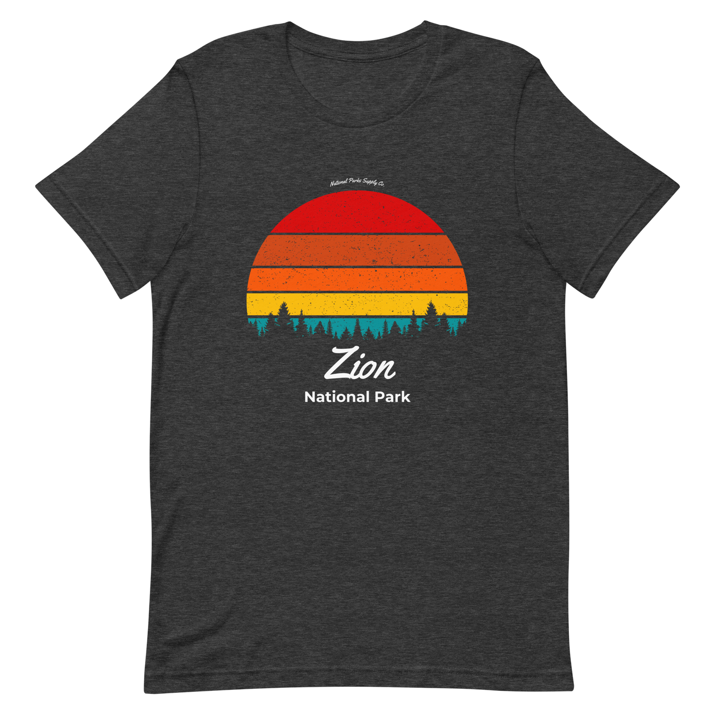 Zion Distressed Retro T Shirt