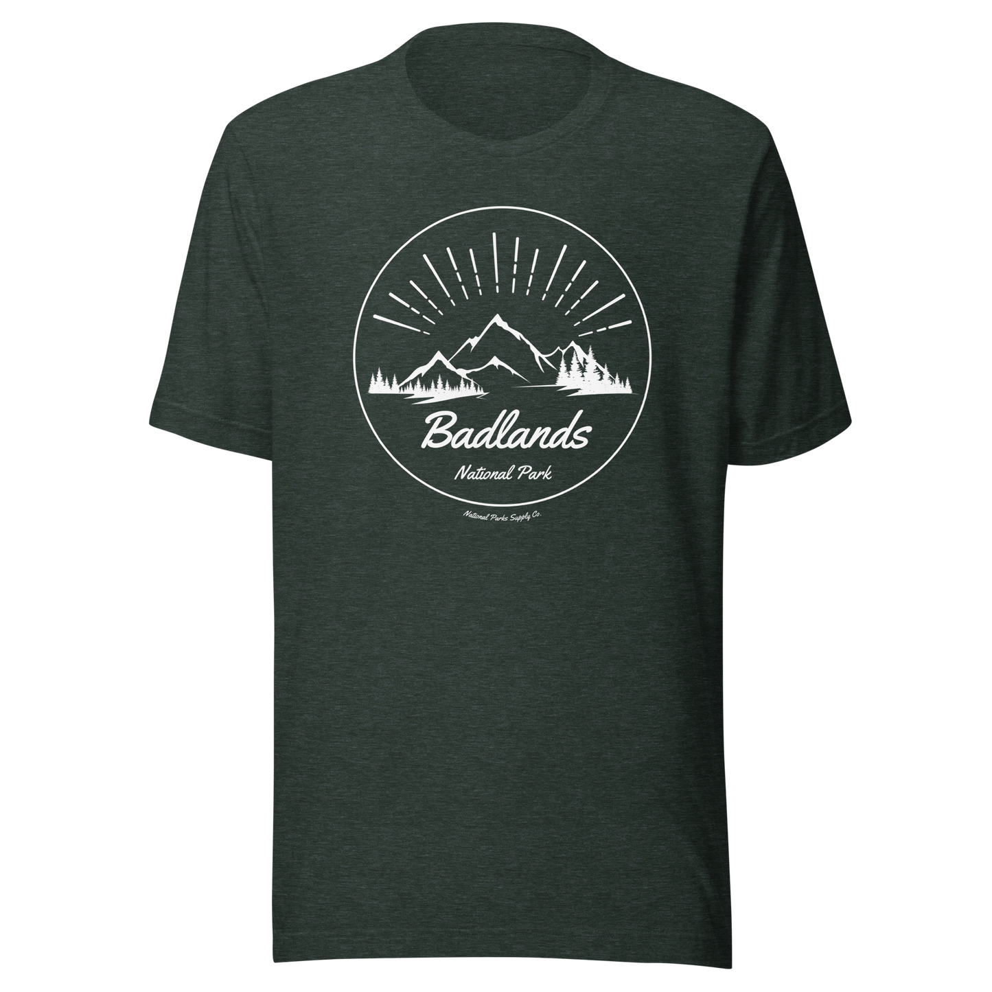 Badlands Mountain Sunrise T Shirt