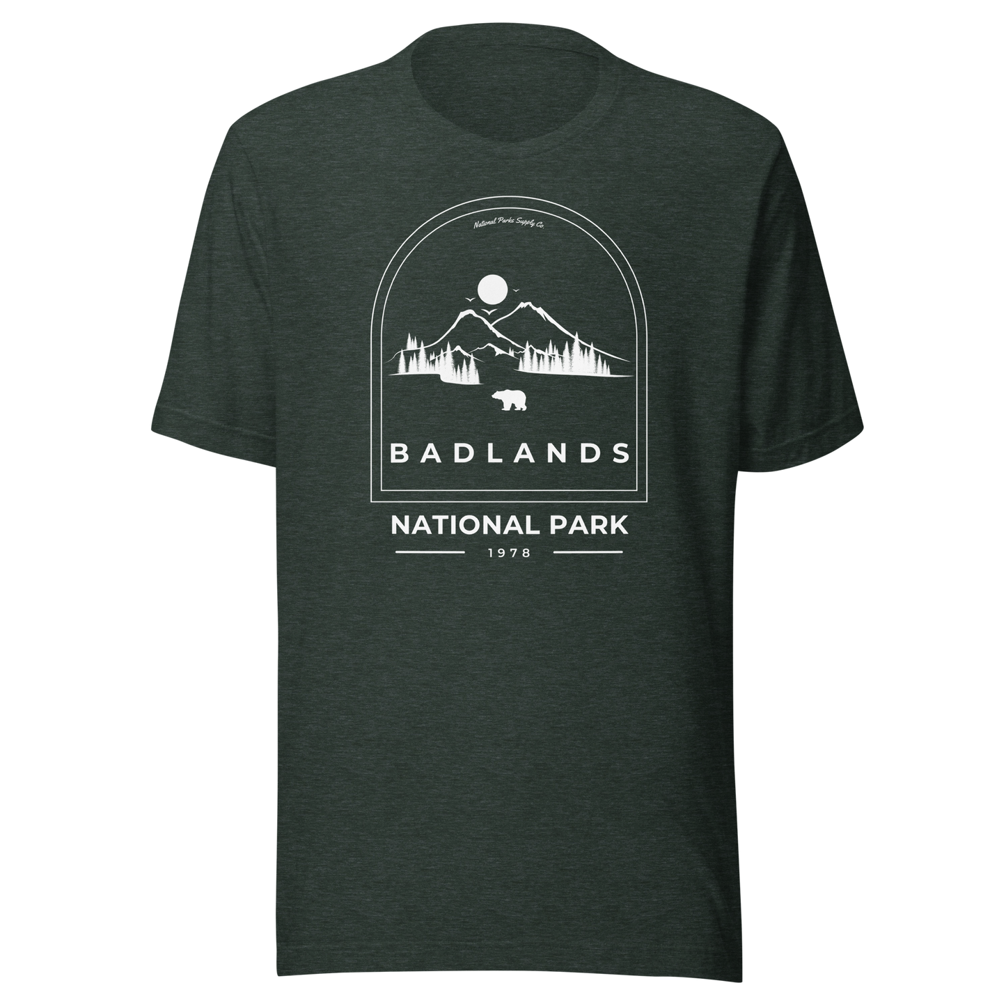 Badlands National Park Bear Forest T Shirt