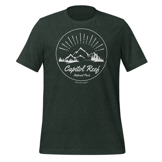 Capitol Reef Mountain Sunrise T Shirt