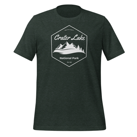 Crater Lake Mountain Hex T Shirt