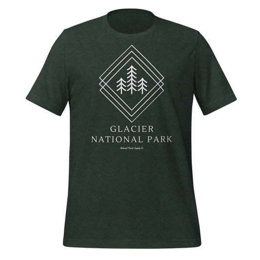 Glacier National Park Trees T Shirt