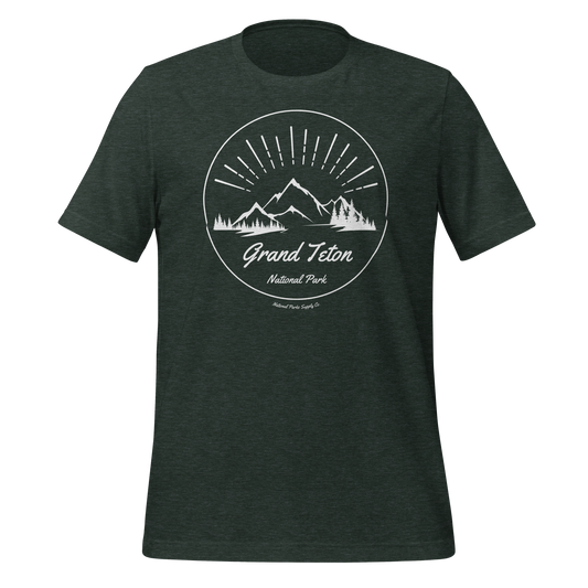 Grand Teton Mountain Sunrise T Shirt