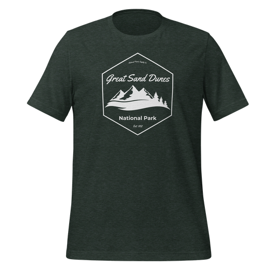 Great Sand Dunes Mountain Hex T Shirt