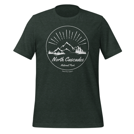 North Cascades Mountain Sunrise T Shirt