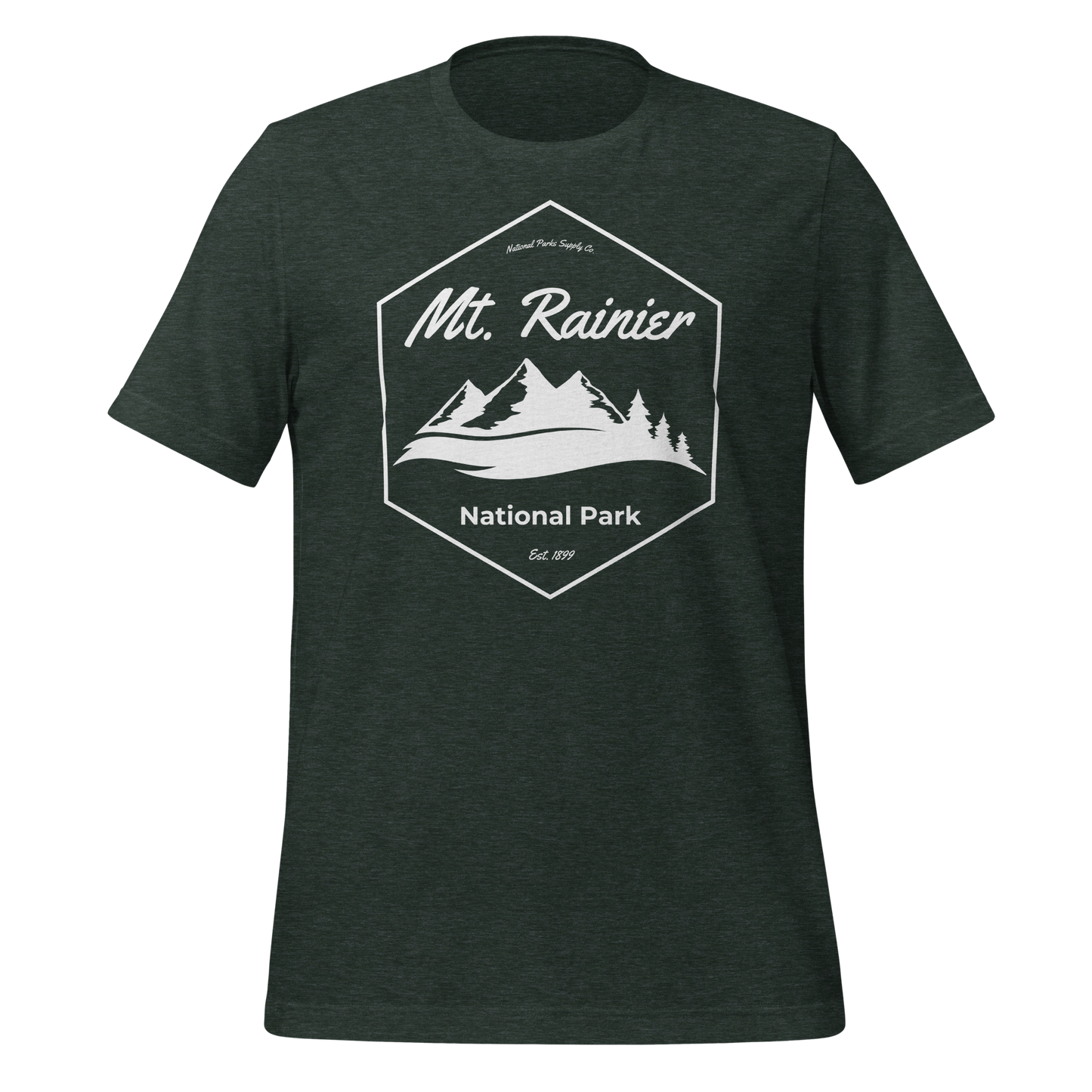 Mount Rainier Mountain Hex T Shirt