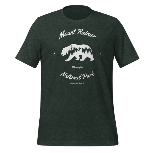 Mount Rainier Forest Bear T Shirt